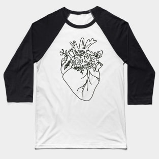 medical heart/anatomy/doctor/flowers/surgeon/ Baseball T-Shirt